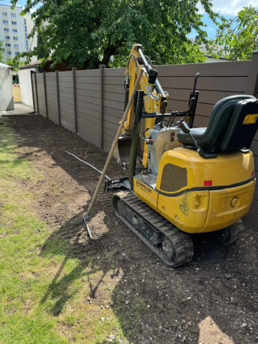 Minibagger Gartenarbeiten