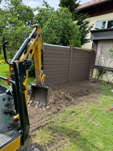 Minibagger Gartenarbeiten